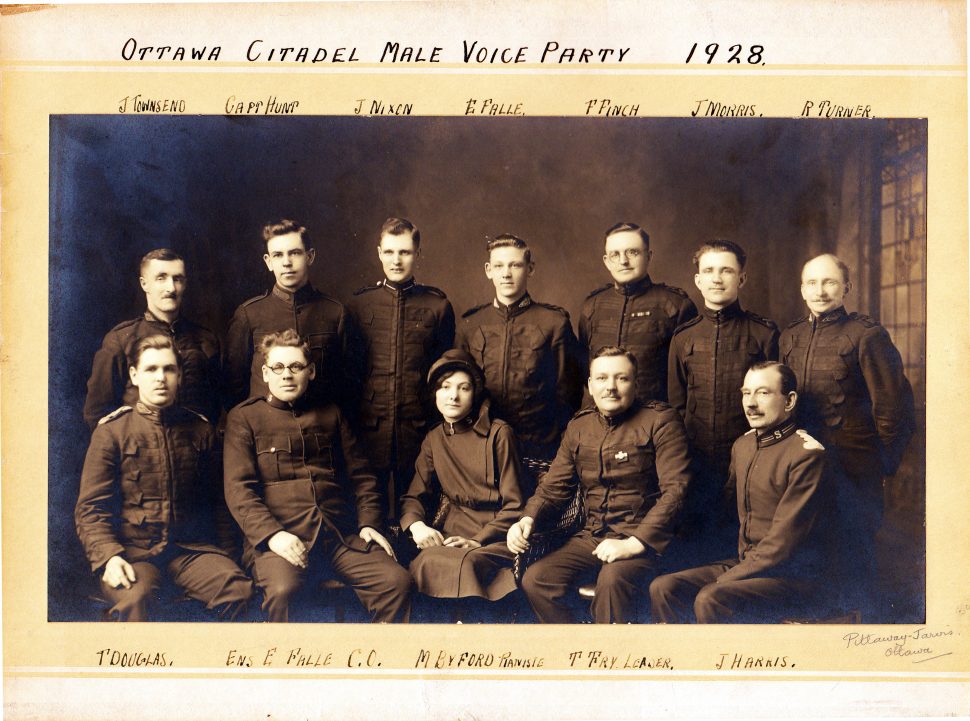 Group of singers pose for a photo